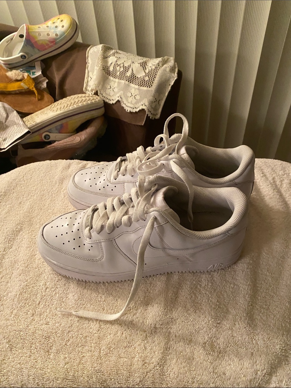 Nike White Low-Top Athletic Sneakers